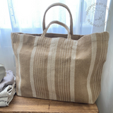 Sac en jute - Naturel/blanc cassé (60x40x15cm)