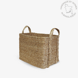 Panier en jute petit - Naturel (H22xL30xP22cm)